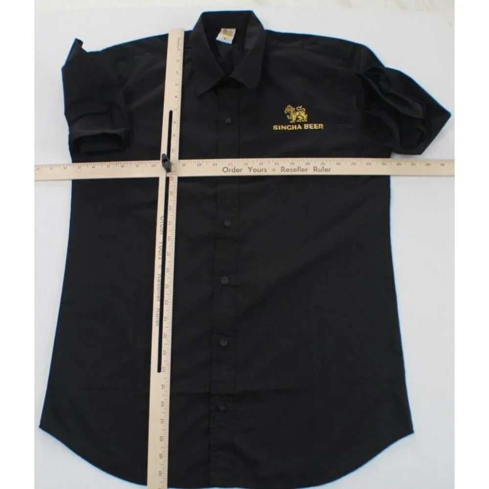 Singha Beer Button Up Shirt Men's Size‎ M